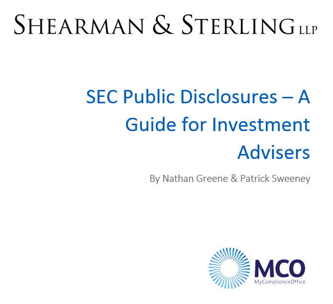 "SEC Public Disclosures A Guide for Investment Advisers" Enhanced Identification Disclosure