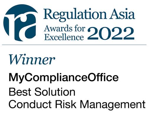 Best-Solution-Conduct Risk Management-MyComplianceOffice-Winner