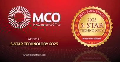 MCO (MyComplianceOffice) Named One of InvestmentNews’ 2025 5-Star Technology Companies