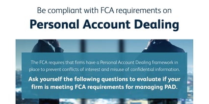 MCO enables firms to meet FCA personal account dealing requirements