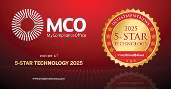 MyComplianceOffice provides financial services firms with 5-star technology