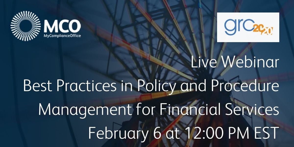 Risk And Compliance Webinars | Financial Regulators