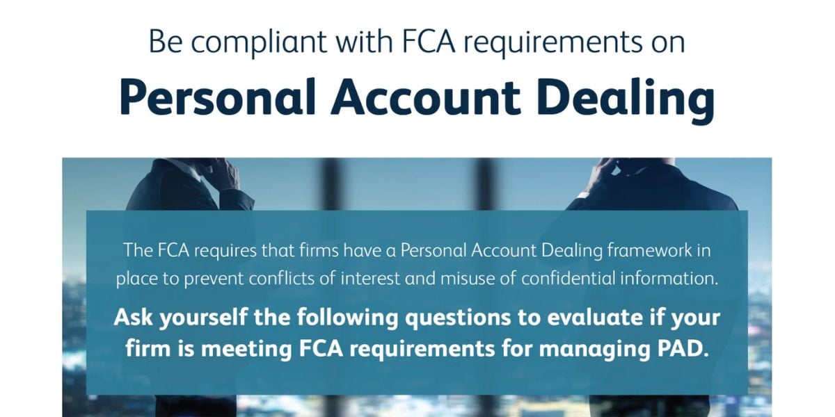 MCO enables firms to meet FCA personal account dealing requirements