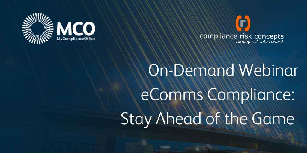 Watch on on-demand webinar on managing eComms compliance